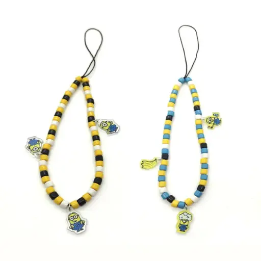 Colgante para celular minions - negro